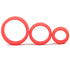 Smooth Silicone Triple Cock Ring Set